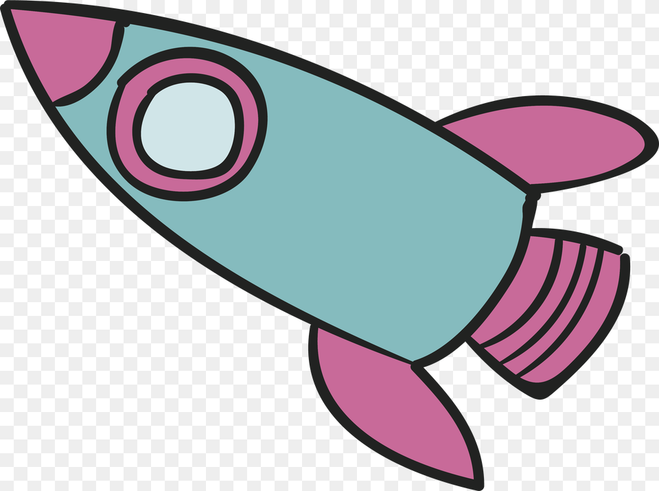 Clip Stock Clip Art Rocket Pink Rocket Cartoon, Animal, Sea Life, Fish, Shark Png Image