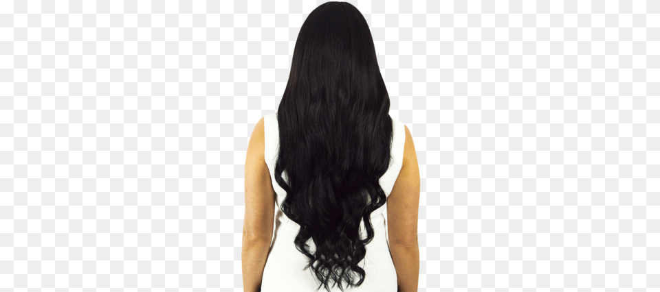 Clip Stock Clip Hair Back Lace Wig, Black Hair, Person, Adult, Female Free Png Download