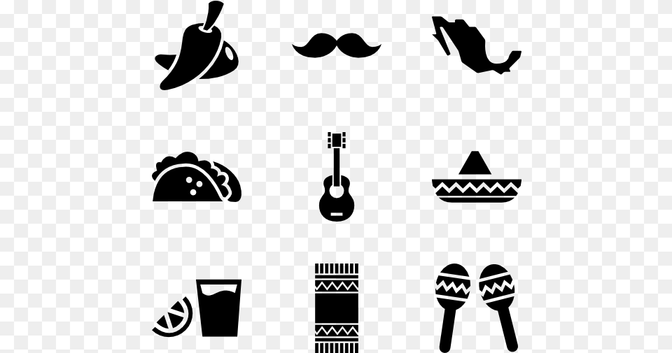 Clip Stock Clip Mexico Vector Mexican Icon, Gray Free Png Download