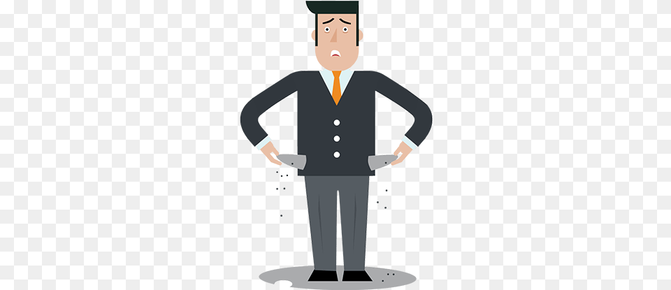 Clip Stock Empty Pocket Clipart Person With Empty Pockets, Clothing, Formal Wear, Suit, Male Free Transparent Png