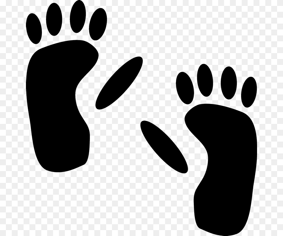 Clip Stock Footprint Clipart Gorilla Footprint Free Png