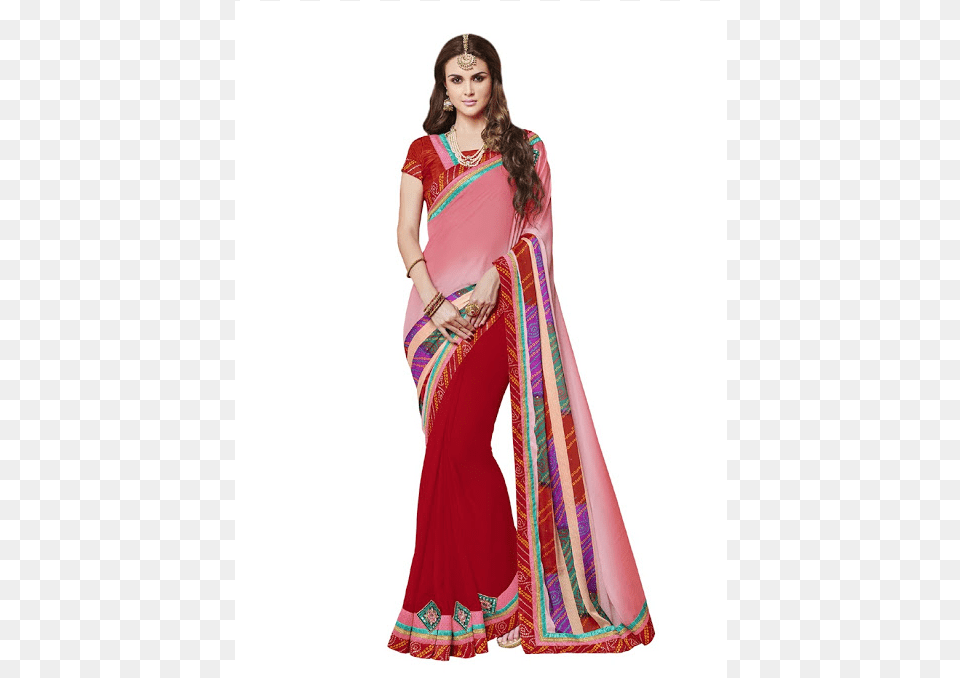 Clip Stock Transparent Saree Georgette Silk, Adult, Female, Person, Woman Png