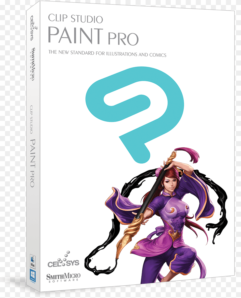 Clip Studio Paint Pro Cd, Book, Comics, Publication, Adult Free Png Download