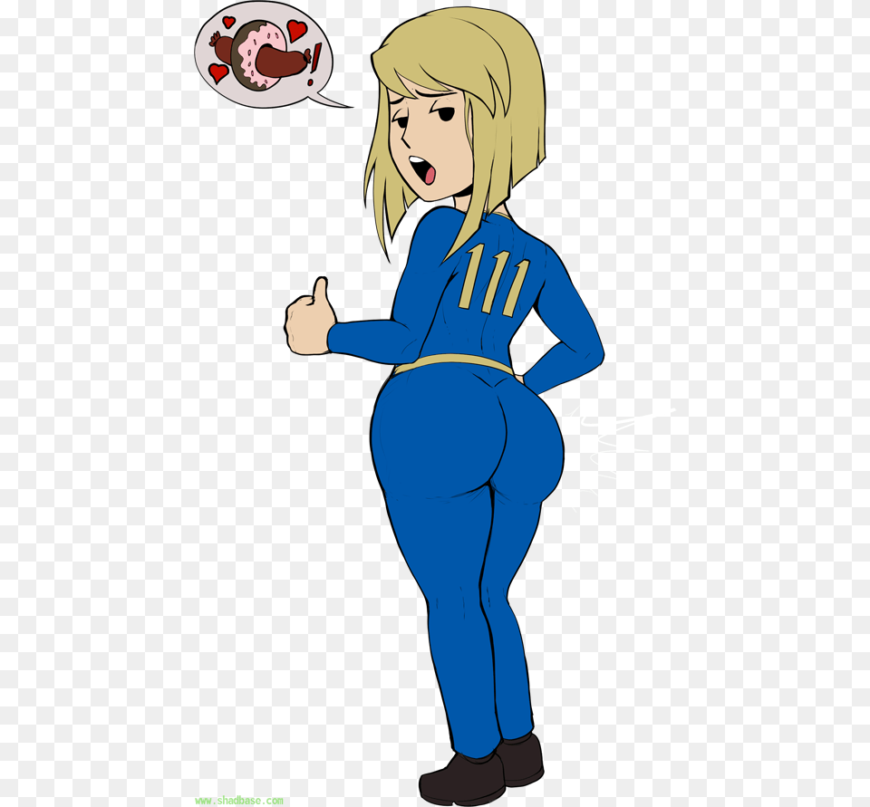 Clip Boy Svg Fall Out Vault Girl Hentai, Book, Comics, Publication, Adult Free Transparent Png