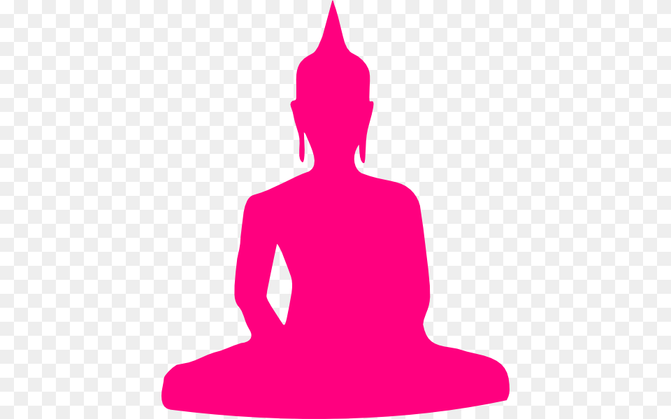 Clip Transparent Buddha Clip Art At Clker Silhouette Of Buddha, Adult, Female, Person, Woman Free Png