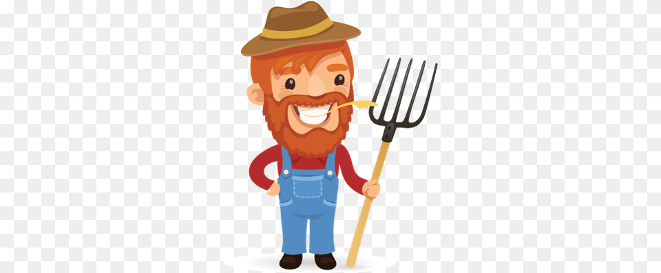 Clip Transparent Cartoon Characters Set The Arts Image Cartoon Character Farmer Cartoon, Cutlery, Fork, Baby, Person Png