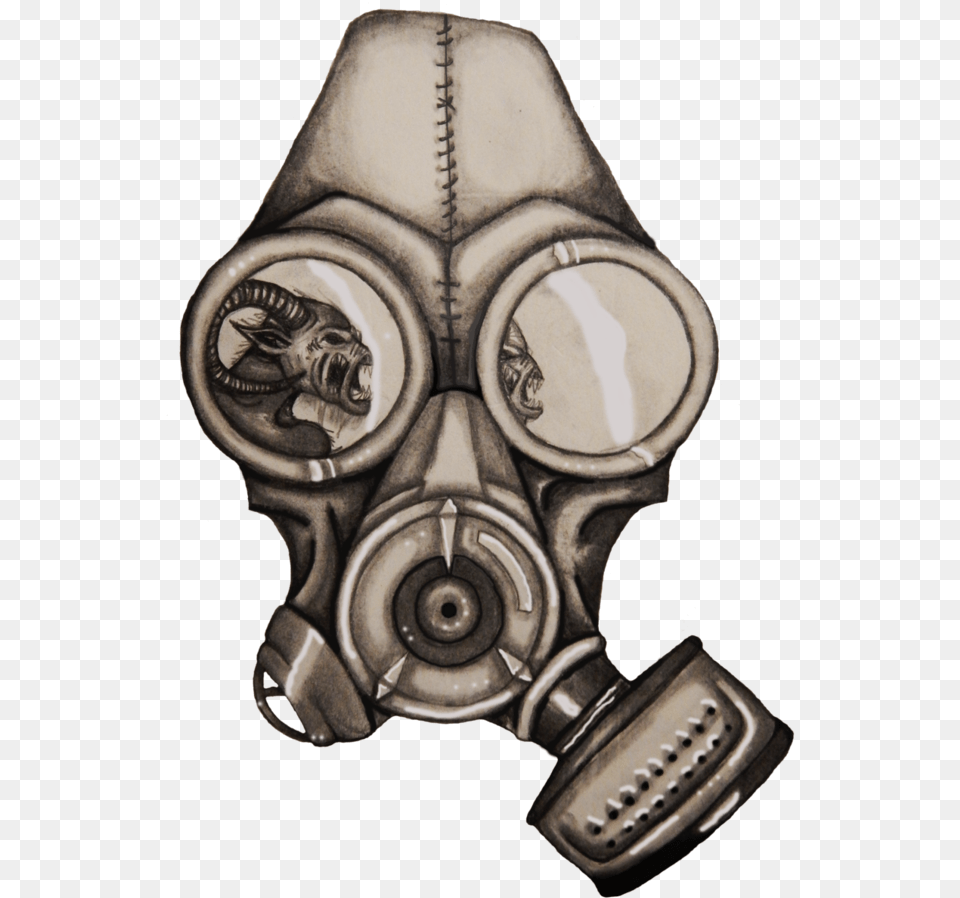 Clip Transparent Download Apocalypse Drawing Gas Mask Drawing, Face, Head, Person Free Png