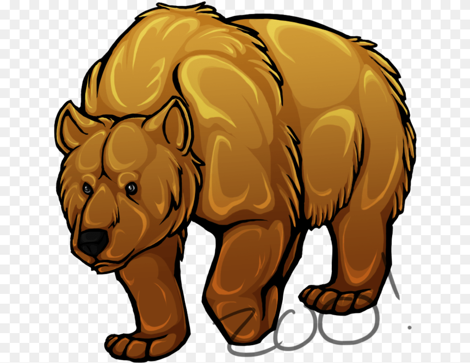 Clip Transparent Download By Brittlebear Cartoon, Animal, Bear, Brown Bear, Mammal Free Png