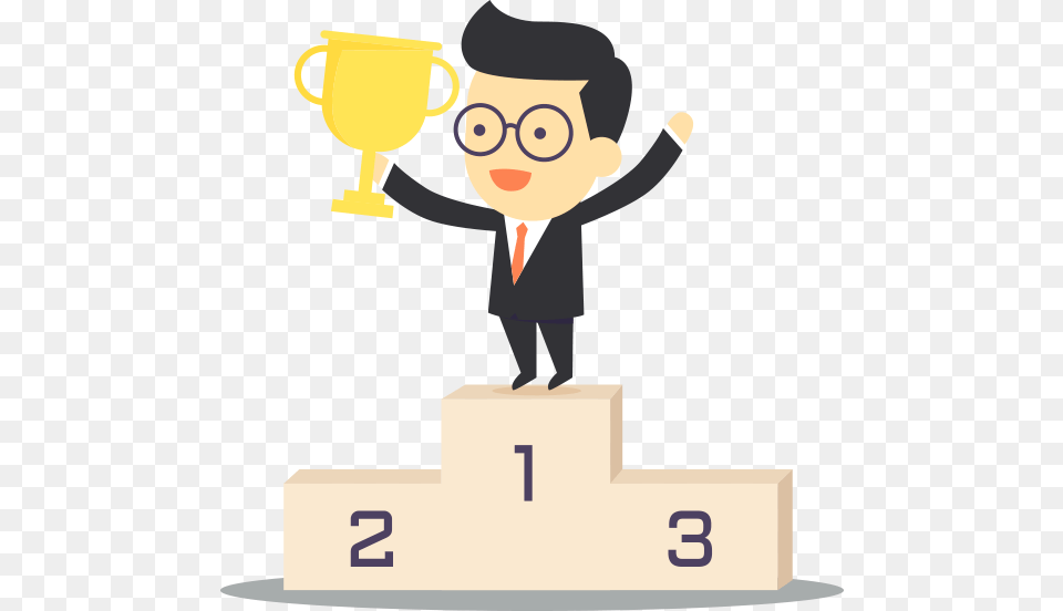 Clip Transparent Library Trophy Podium Royalty Winner Podium Clipart, Baby, Person, Face, Head Free Png Download