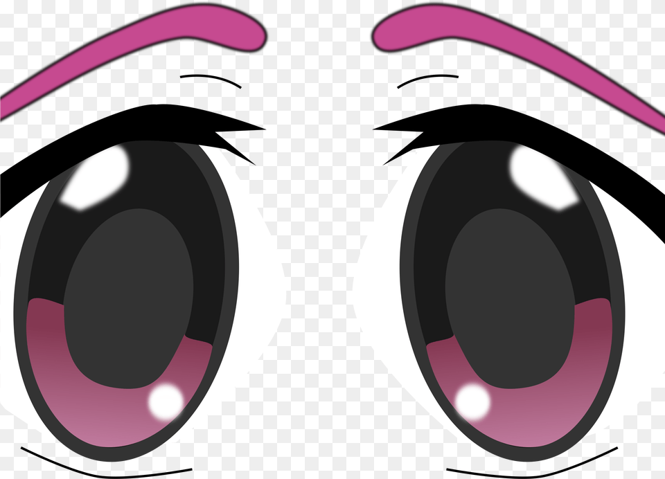 Clip Transparent Stock Animeeye Big Image Big Anime Eyes, Accessories, Glasses, Electronics, Sunglasses Free Png