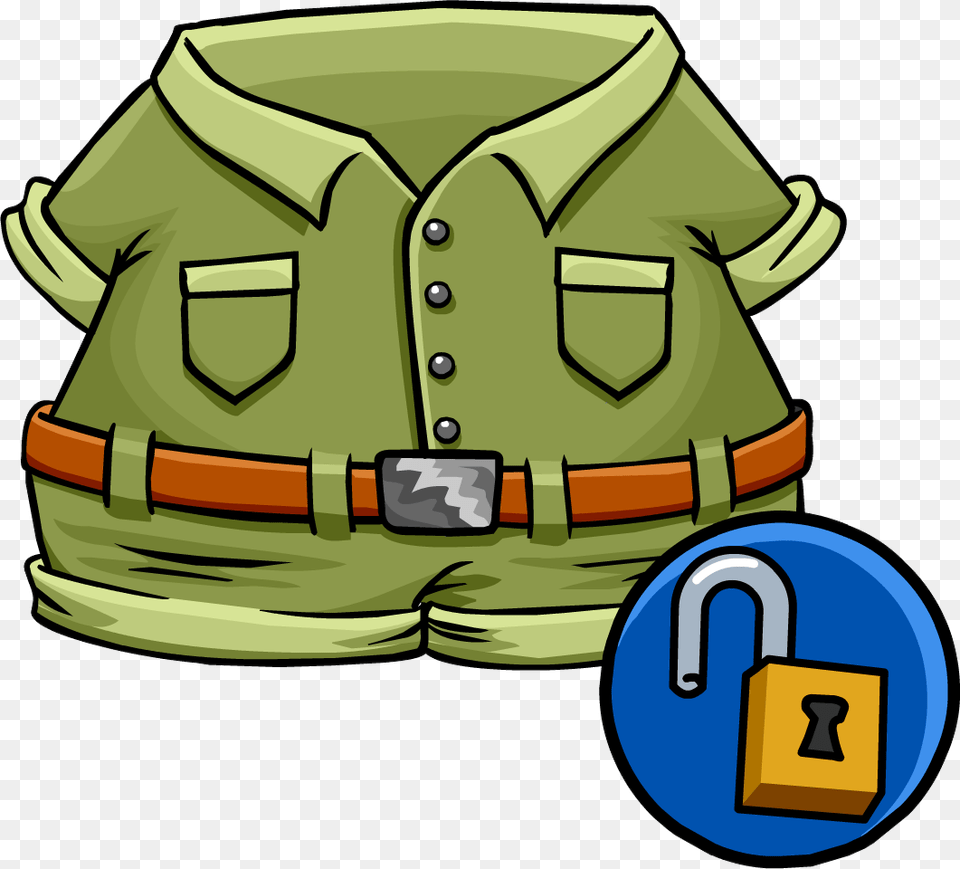 Clip Transparent The Costume Club Penguin Wiki Fandom Gold Clothes Club Penguin, Clothing, Shirt, Vest, Dynamite Free Png Download