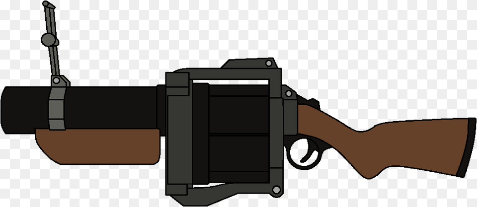 Clip Walfas Custom Tf Grenade By Grayfox On Tf2 Grenade Launcher Drawing, Firearm, Gun, Rifle, Weapon Free Png