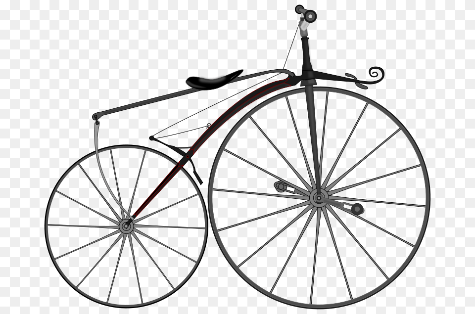 Clipart, Machine, Wheel, Bicycle, Transportation Png Image