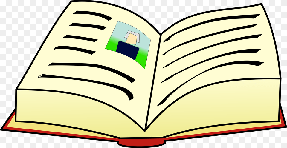 Clipart, Book, Person, Publication, Reading Png