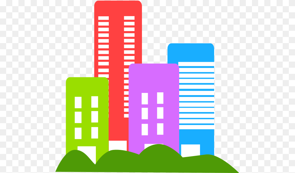 Clipart, City, Urban, Architecture, Building Png Image