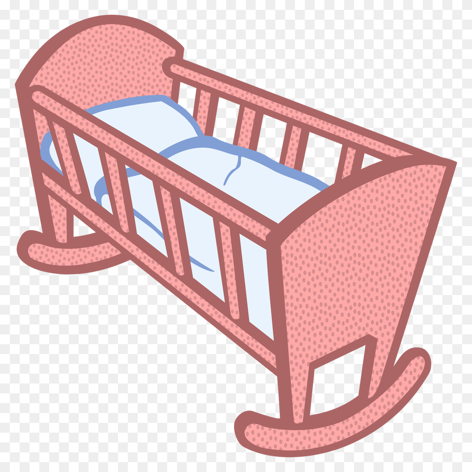Clipart, Bed, Cradle, Crib, Furniture Free Transparent Png
