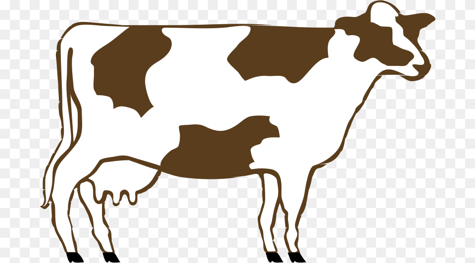 Clipart, Animal, Cattle, Cow, Dairy Cow Free Transparent Png
