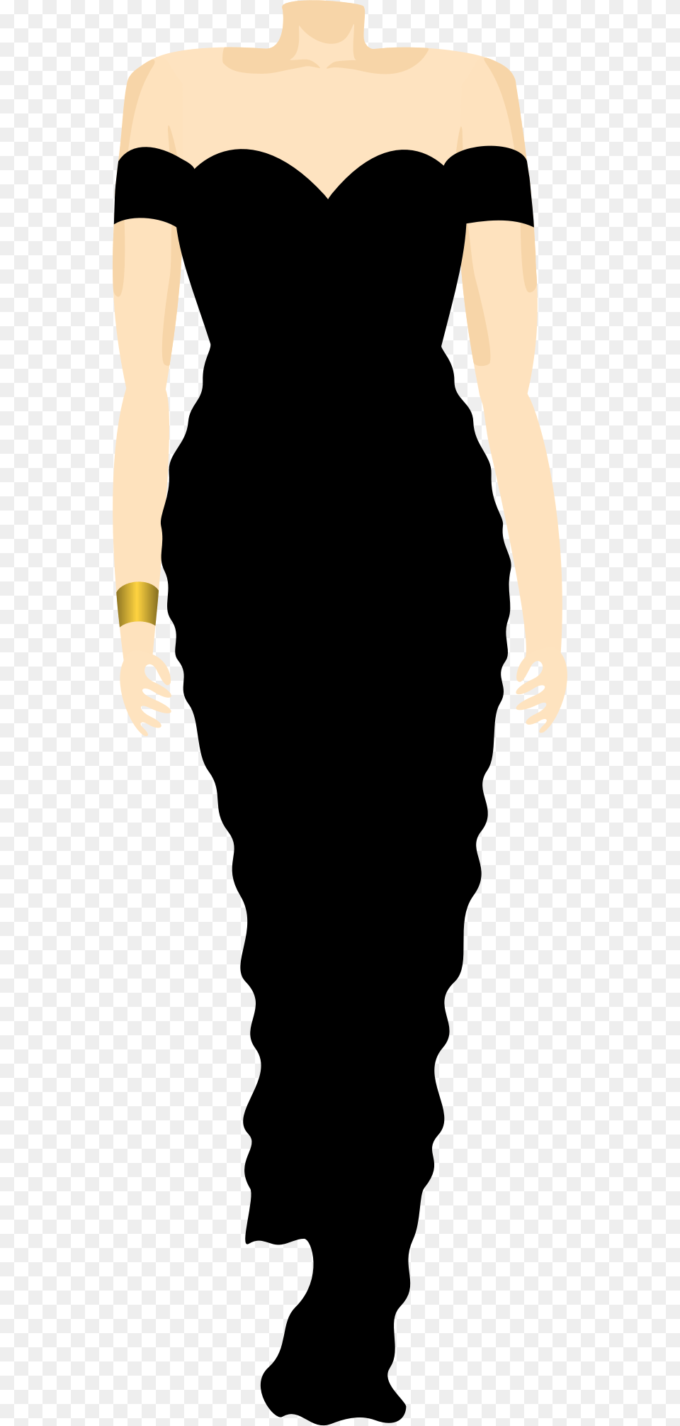 Clipart, Formal Wear, Clothing, Dress, Adult Free Transparent Png