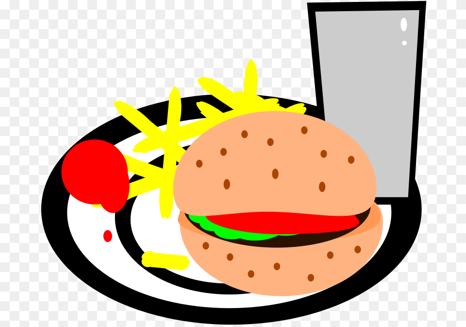 Clipart, Burger, Food, Lunch, Meal Png Image