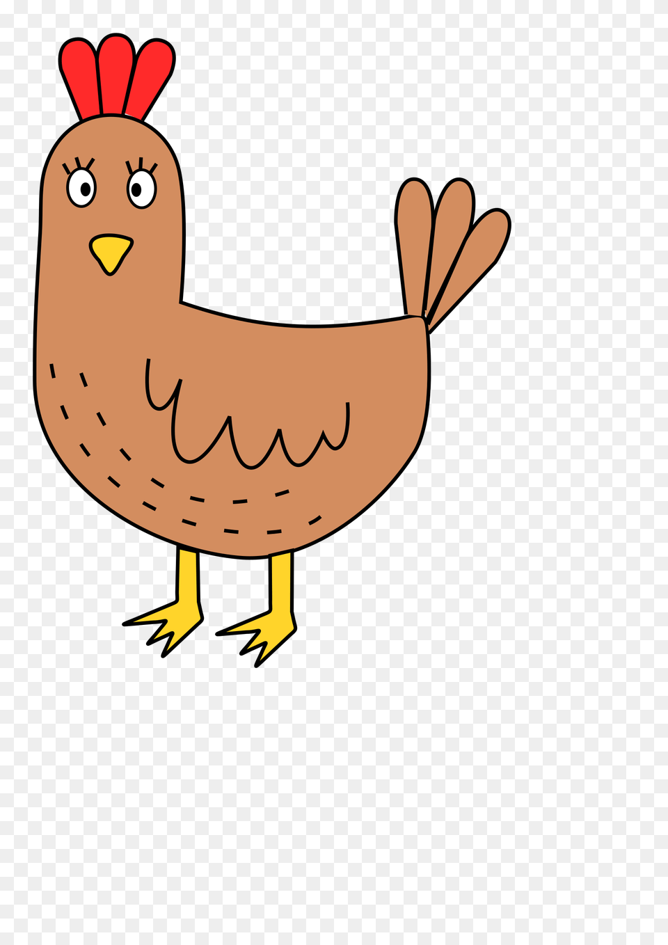 Clipart, Animal, Bird, Chicken, Fowl Png Image