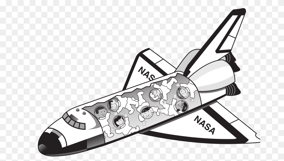 Clipart, Aircraft, Transportation, Spaceship, Space Shuttle Free Png