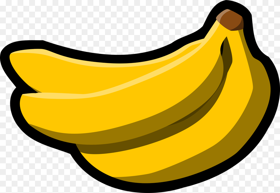 Clipart, Banana, Food, Fruit, Plant Free Png