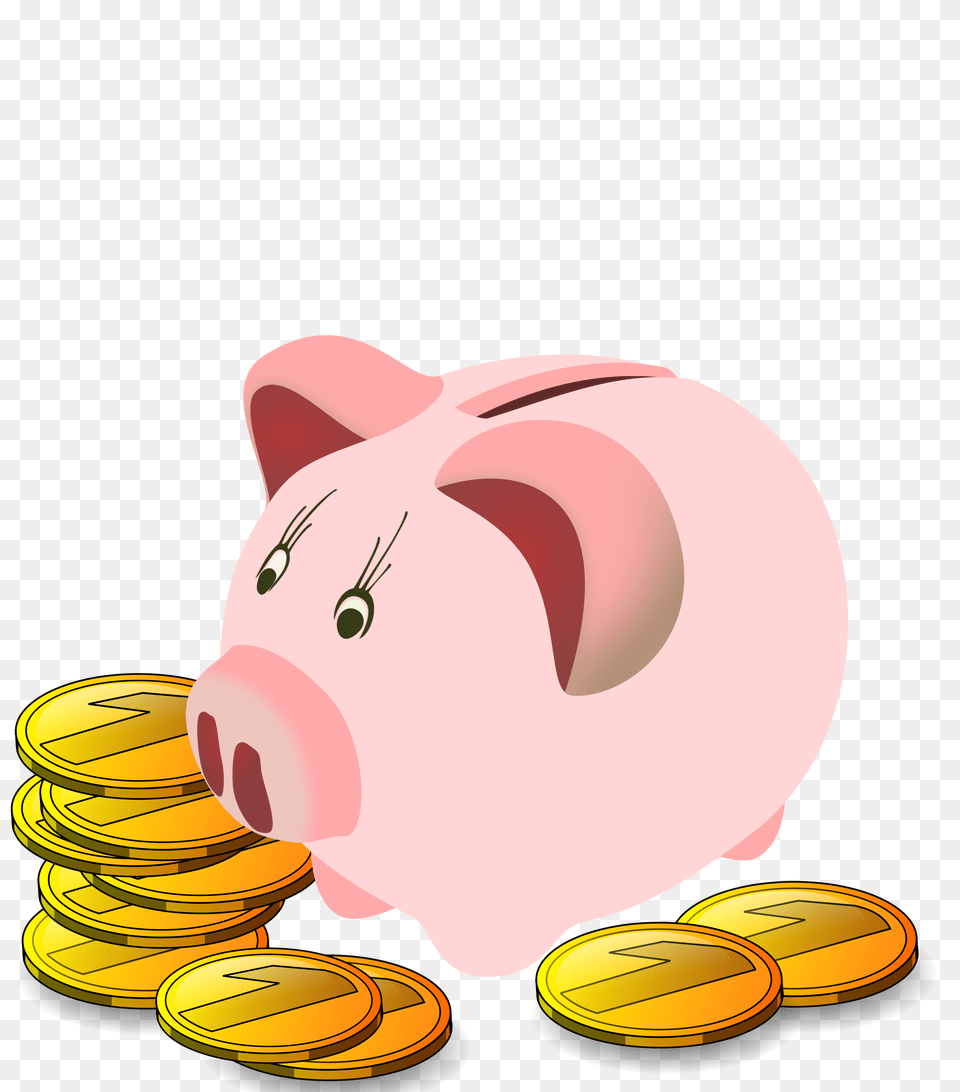 Clipart, Piggy Bank Free Png