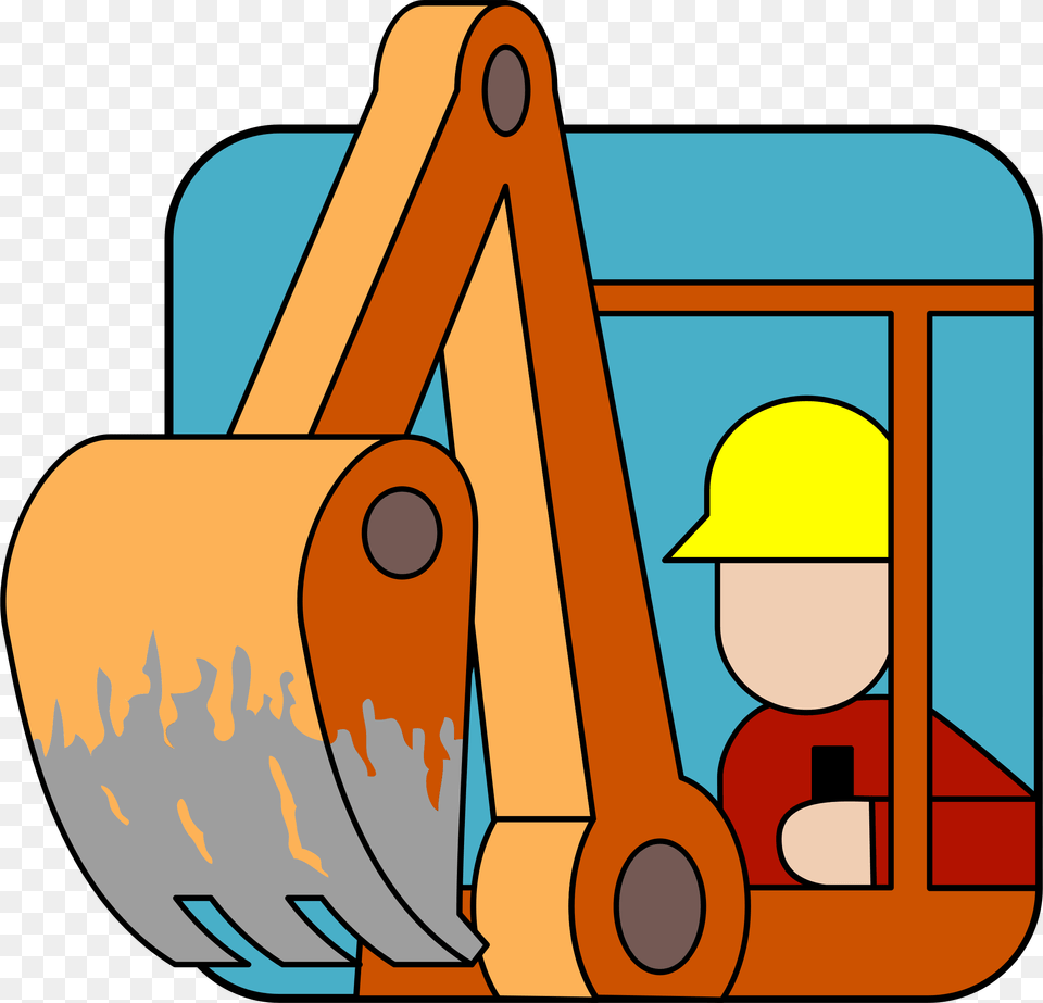 Clipart, Clothing, Hardhat, Helmet, Bulldozer Free Png Download
