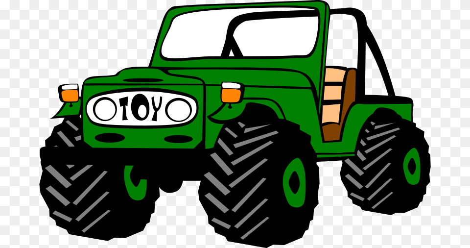 Clipart, Tractor, Transportation, Vehicle, Bulldozer Png Image