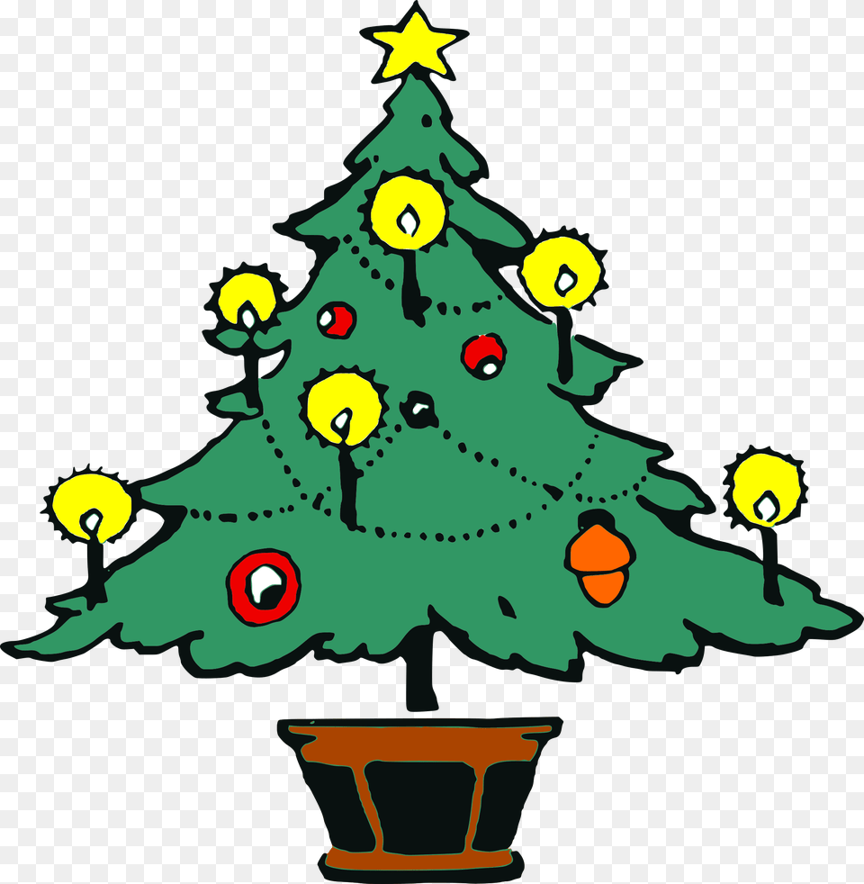 Clipart, Plant, Tree, Christmas, Christmas Decorations Png Image