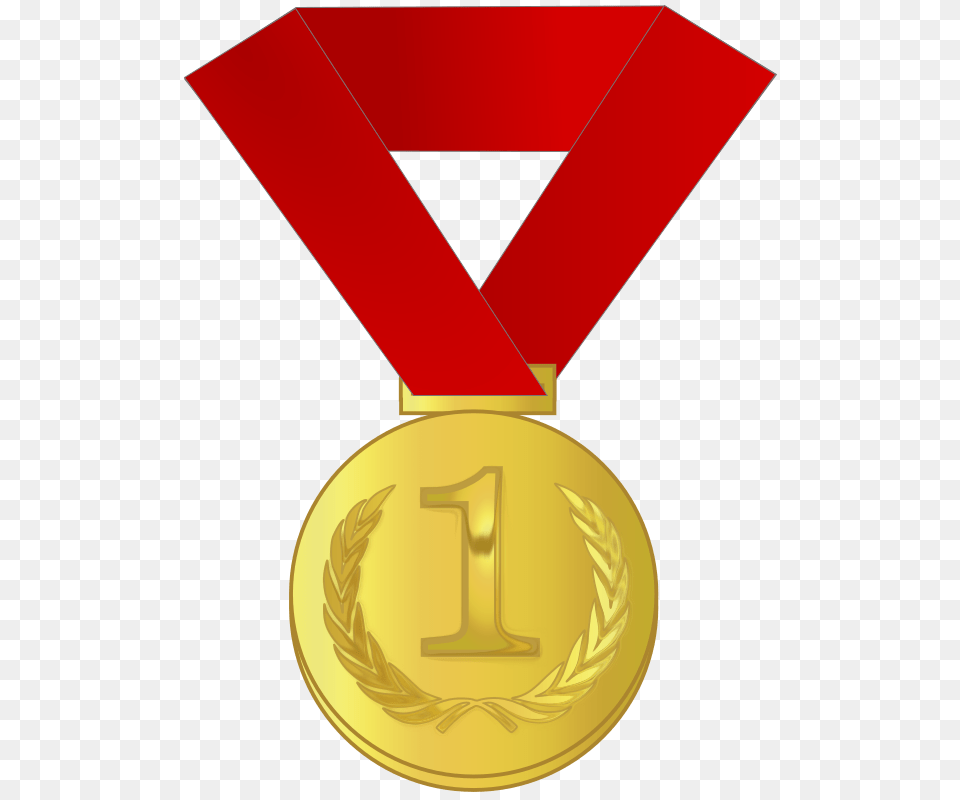 Clipart, Gold, Gold Medal, Trophy Free Png