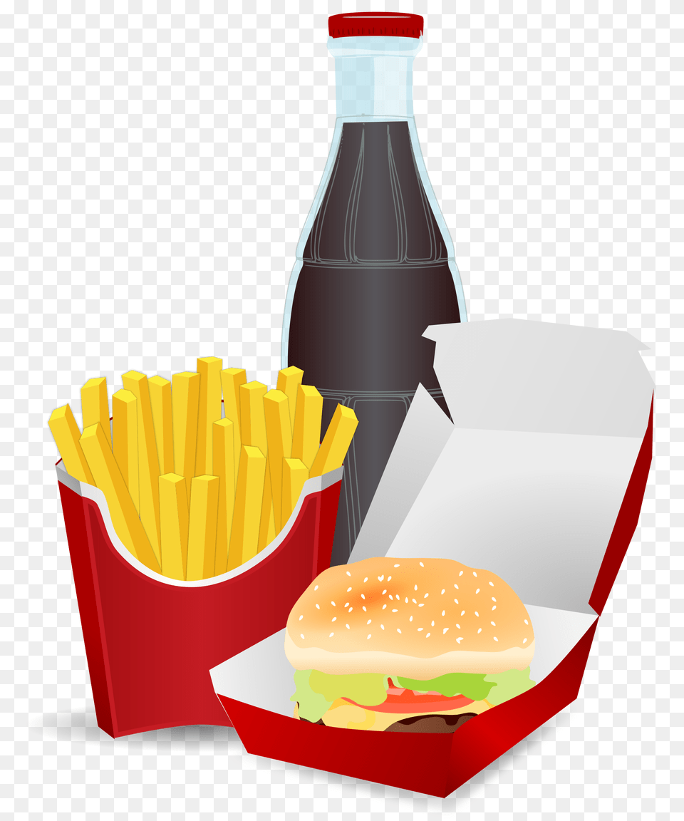 Clipart, Burger, Food, Fries, Lunch Free Png Download