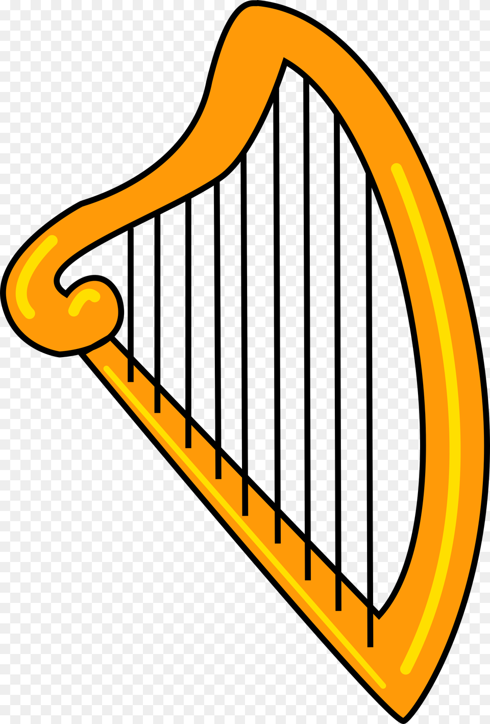 Clipart, Musical Instrument, Harp Png