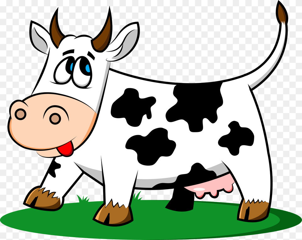 Clipart, Animal, Cattle, Cow, Dairy Cow Free Png Download