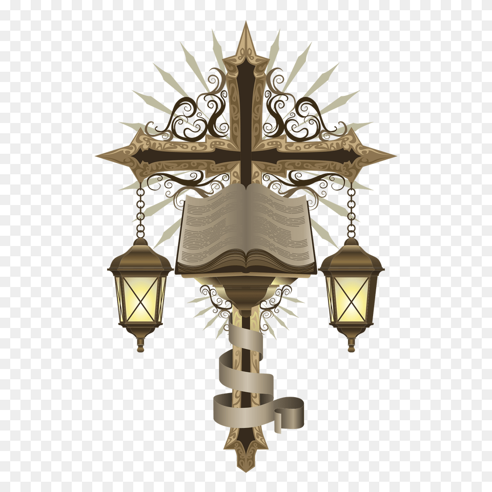 Clipart, Cross, Symbol, Lamp, Chandelier Free Png
