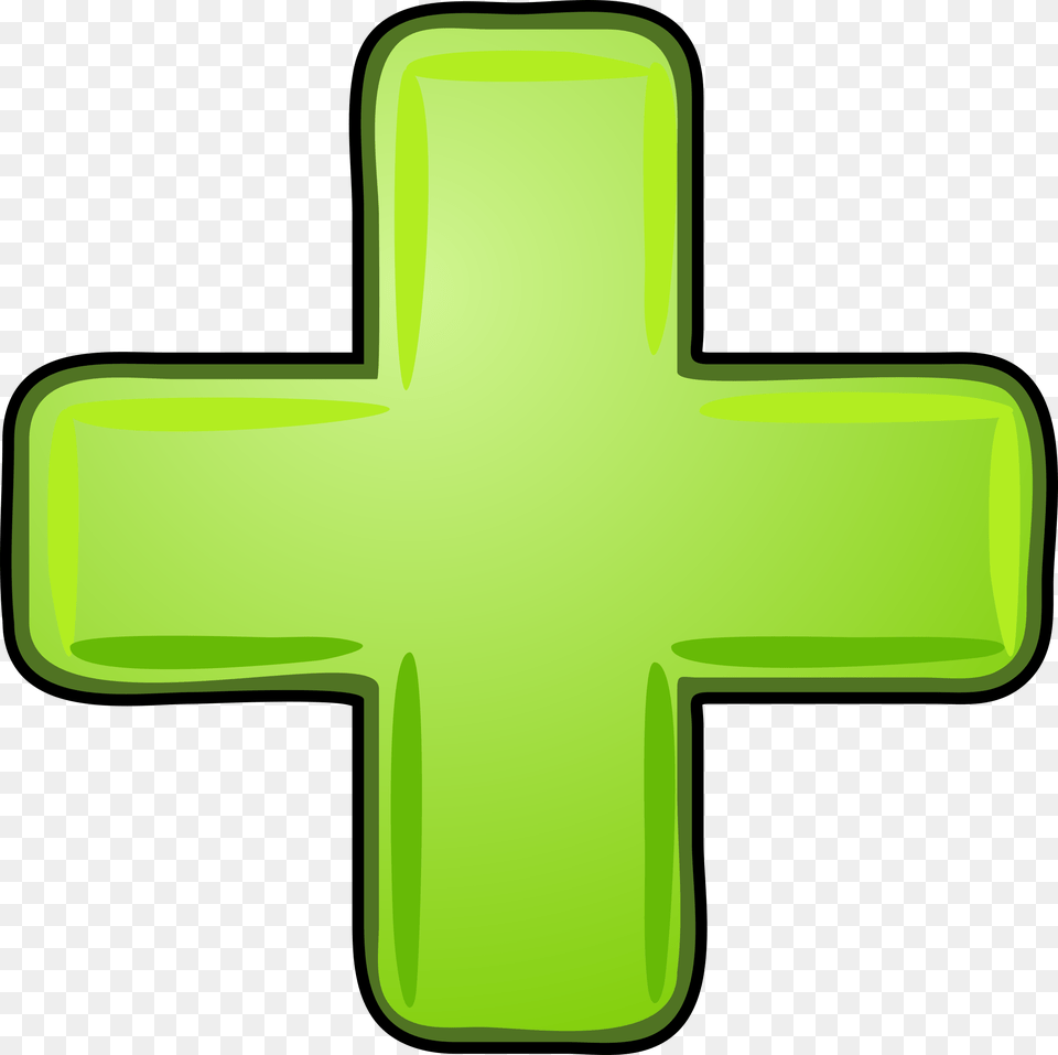 Clipart, Cross, Green, Symbol Free Png Download