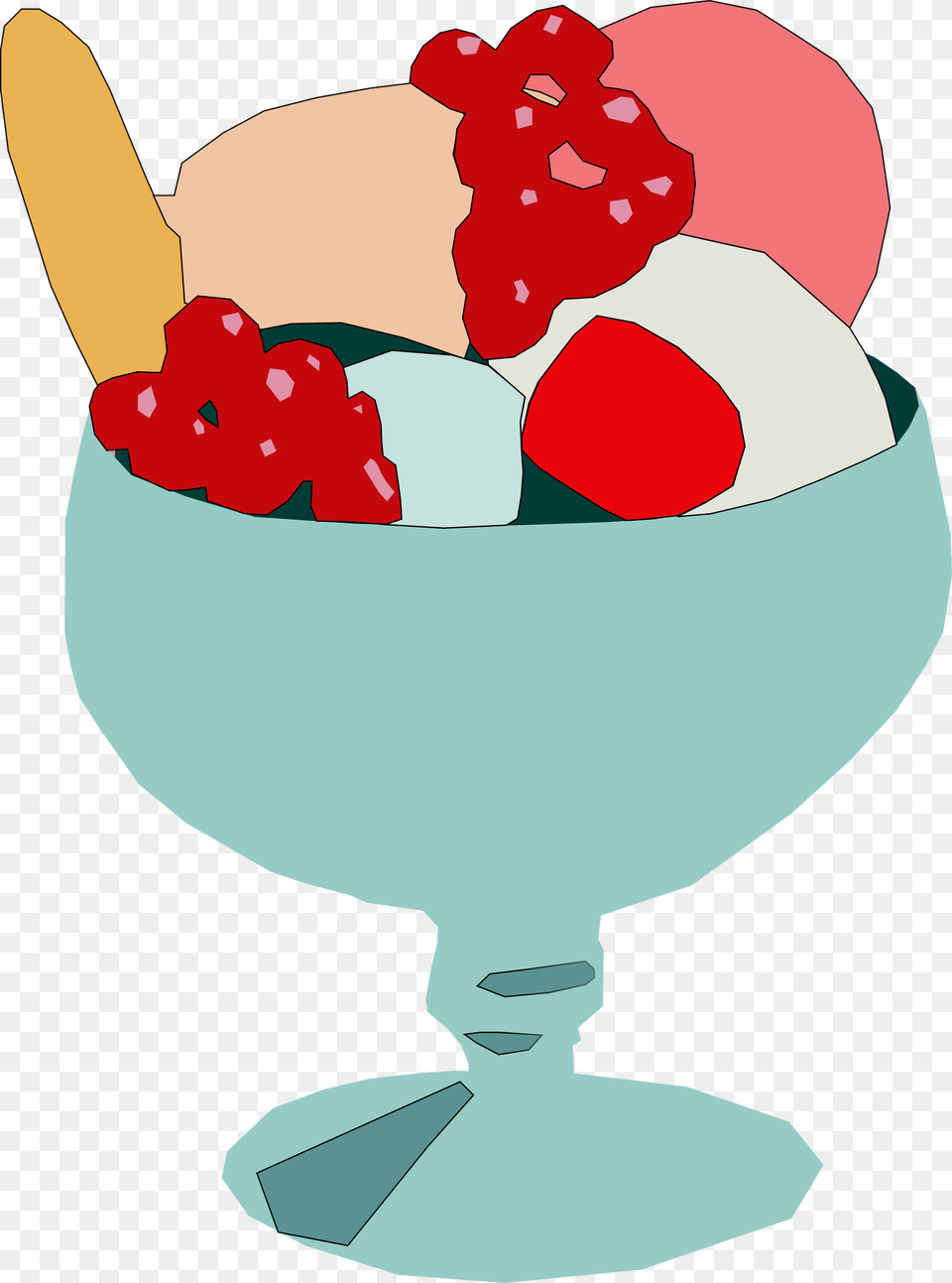 Clipart, Cream, Dessert, Food, Ice Cream Png Image