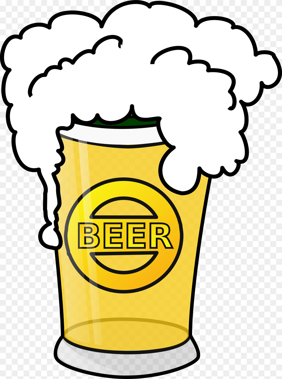 Clipart, Alcohol, Lager, Glass, Beverage Free Transparent Png