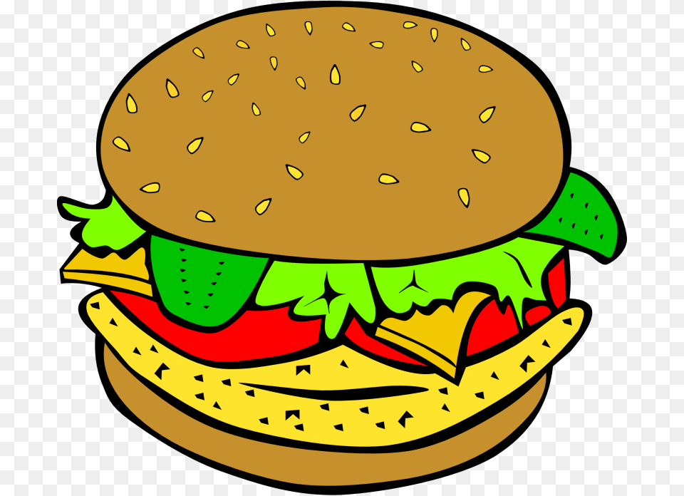 Clipart, Burger, Food, Baby, Person Free Transparent Png