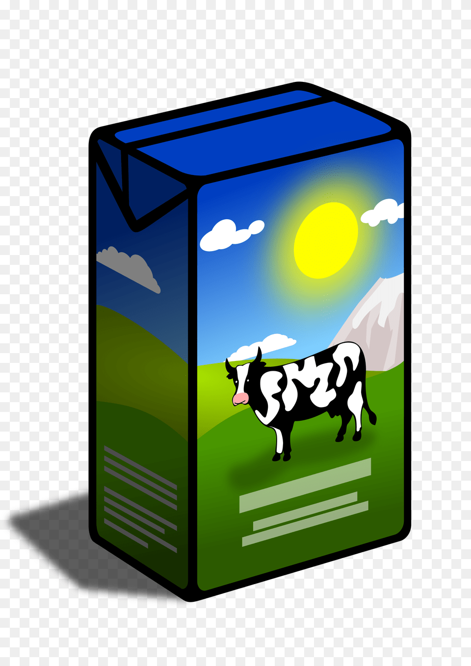 Clipart, Beverage, Milk, Animal, Cattle Png Image