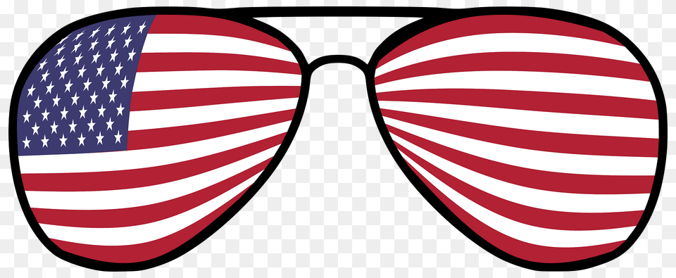 Clipart, Accessories, Glasses, American Flag, Flag Free Transparent Png