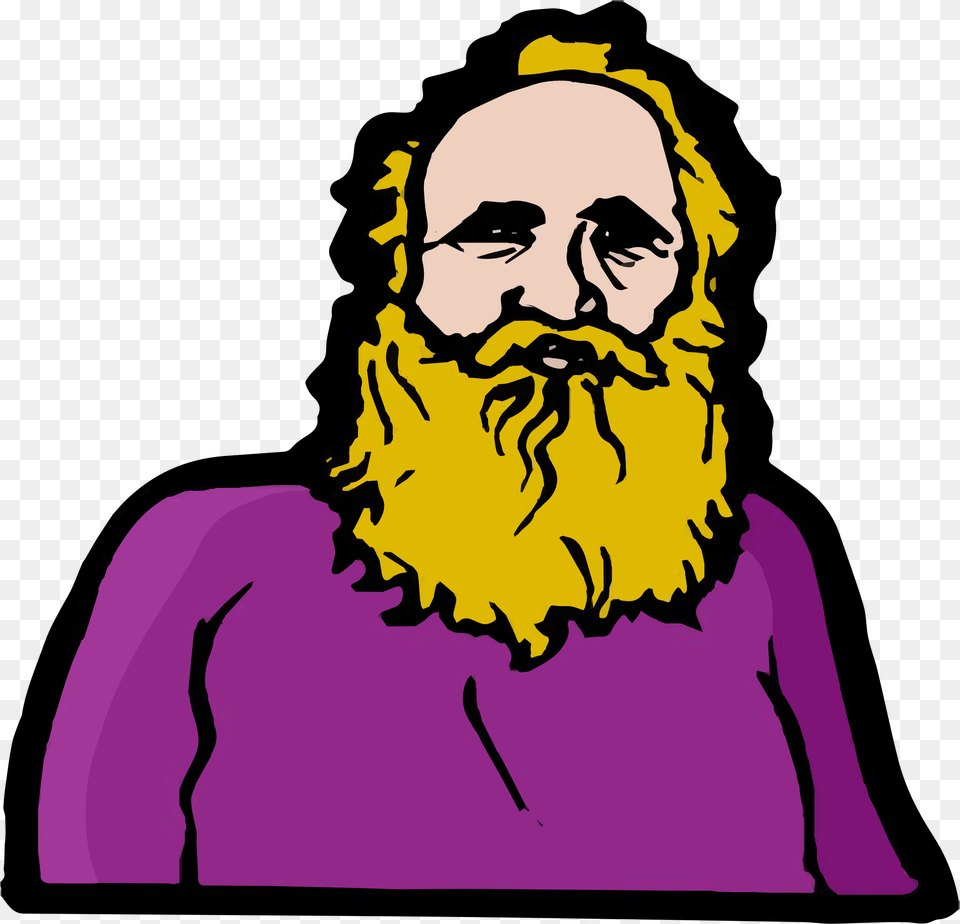 Clipart, Beard, Face, Head, Person Free Transparent Png