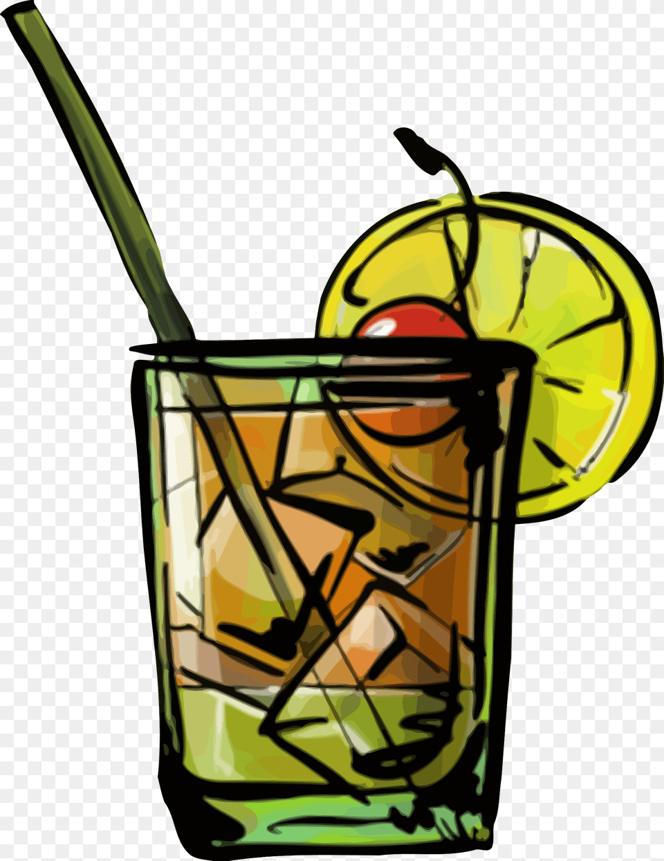 Clipart, Alcohol, Beverage, Cocktail, Mojito Free Png