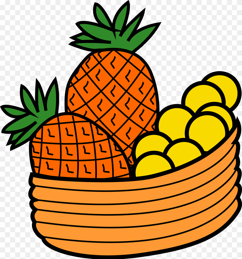 Clipart, Food, Fruit, Pineapple, Plant Free Png