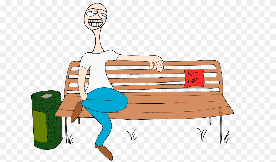Clipart, Bench, Furniture, Adult, Female Png Image