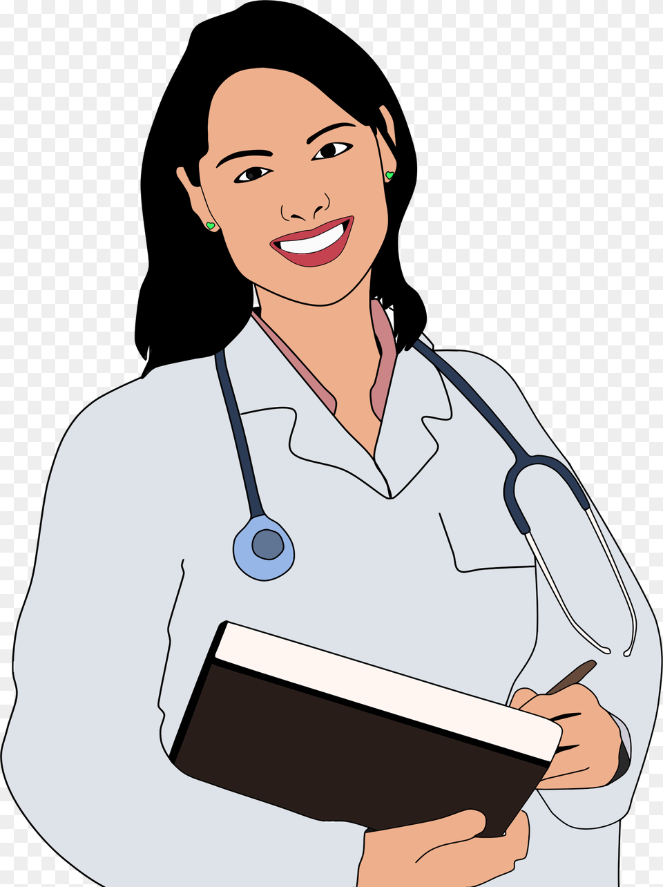 Clipart, Clothing, Coat, Lab Coat, Adult Free Png