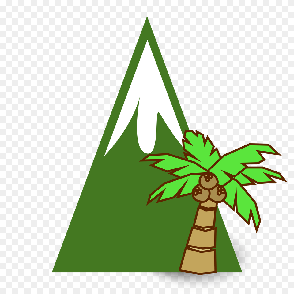 Clipart, Triangle, Green, Plant, Tree Free Png