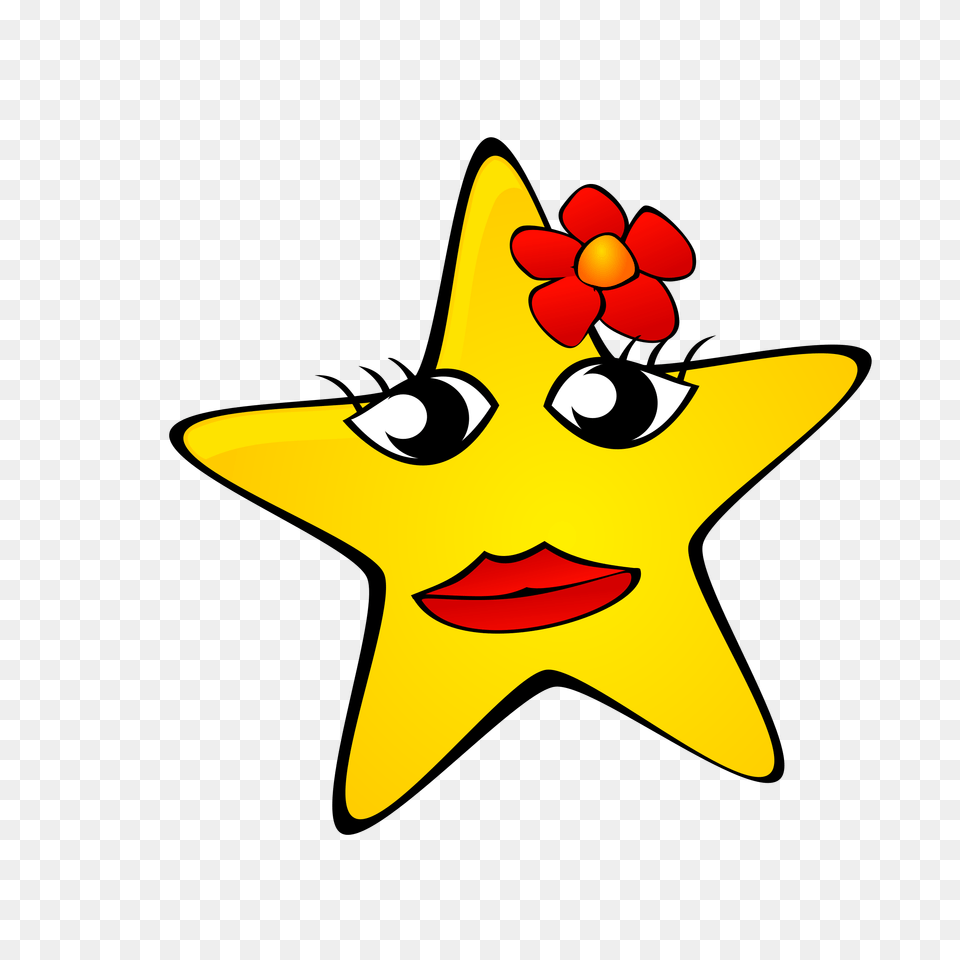 Clipart, Star Symbol, Symbol, Animal, Fish Free Transparent Png