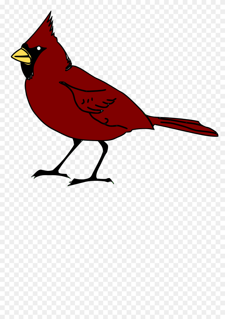 Clipart, Animal, Bird, Cardinal Free Png