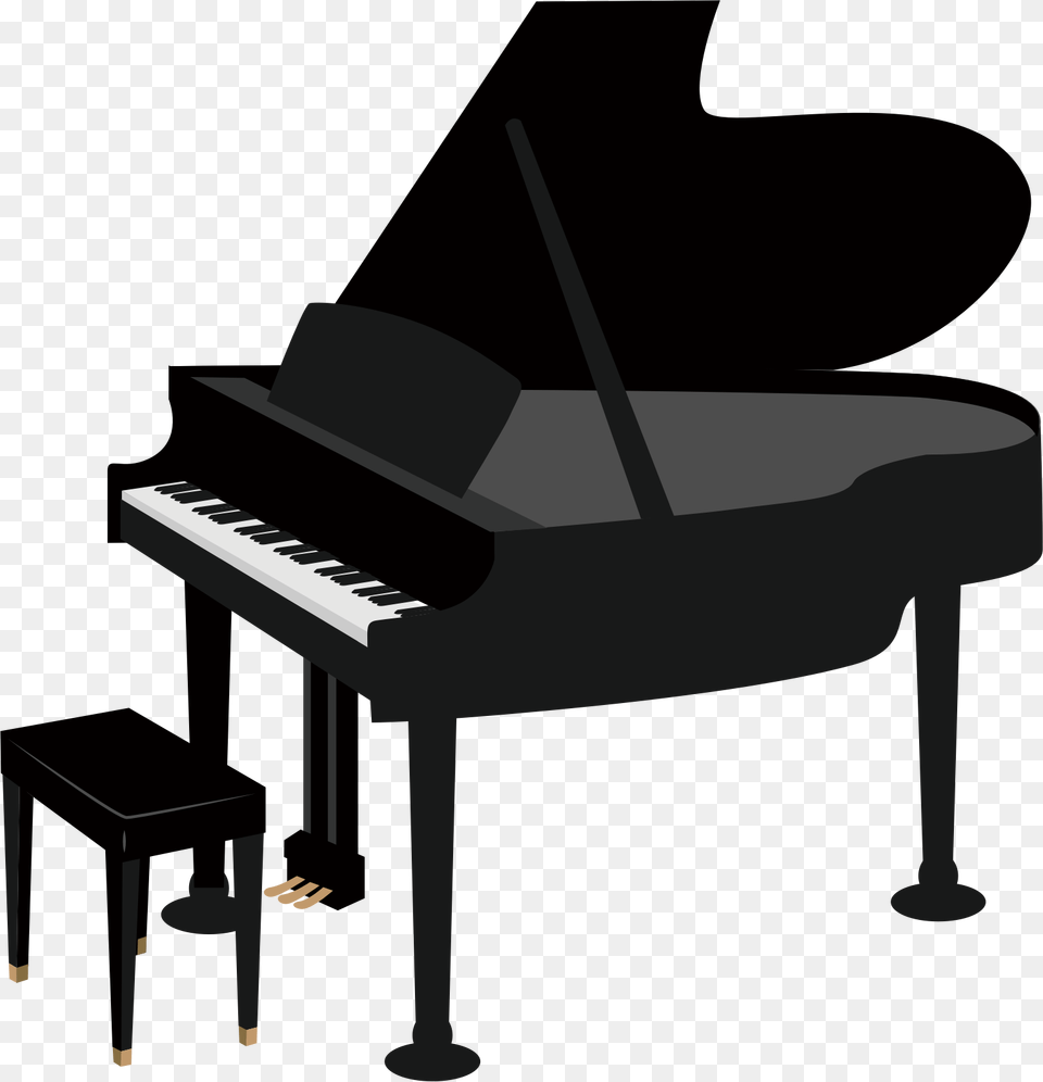 Clipart, Grand Piano, Keyboard, Musical Instrument, Piano Png